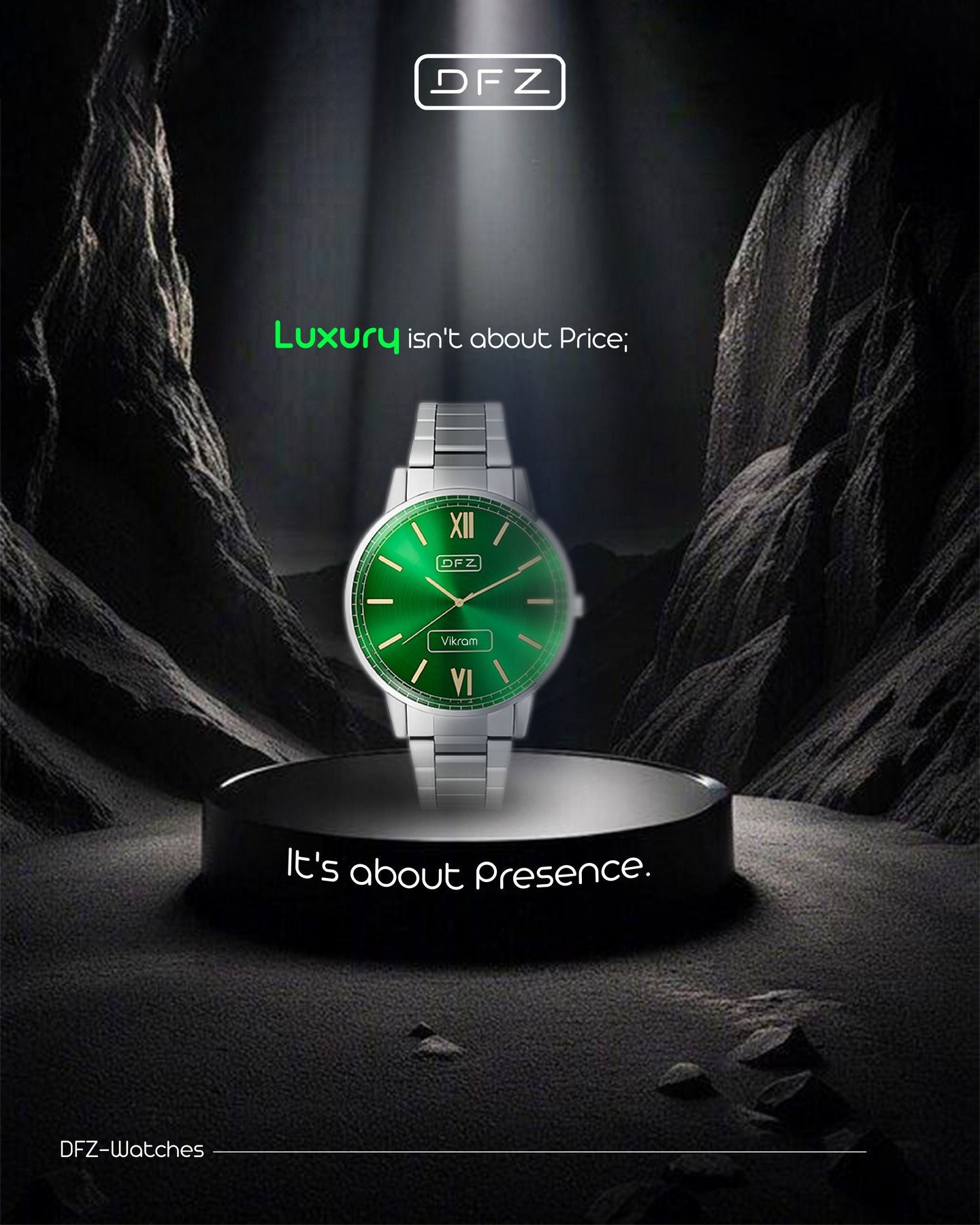 Luxury isn’t loud.
It’s felt.
DFZ is Presence. ⌚

#DFZWatch #DFZWatches #LuxuryWatch #PremiumStyle #WristGame #TimelessDesign #MensFashion #StyleStatement #EleganceInMotion #PresenceMatters