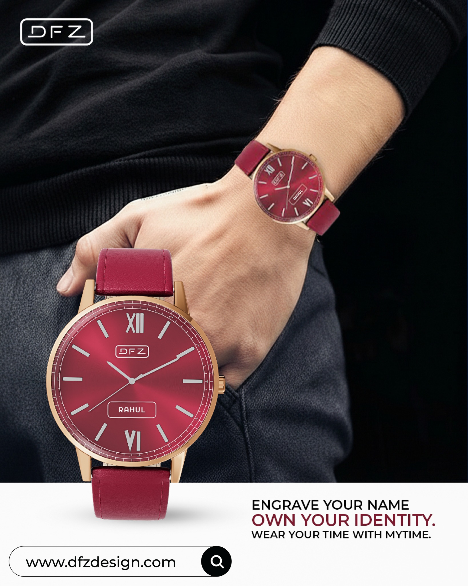 Your time. Your name. Your way.
#PersonalizedLuxury #WatchEngraving