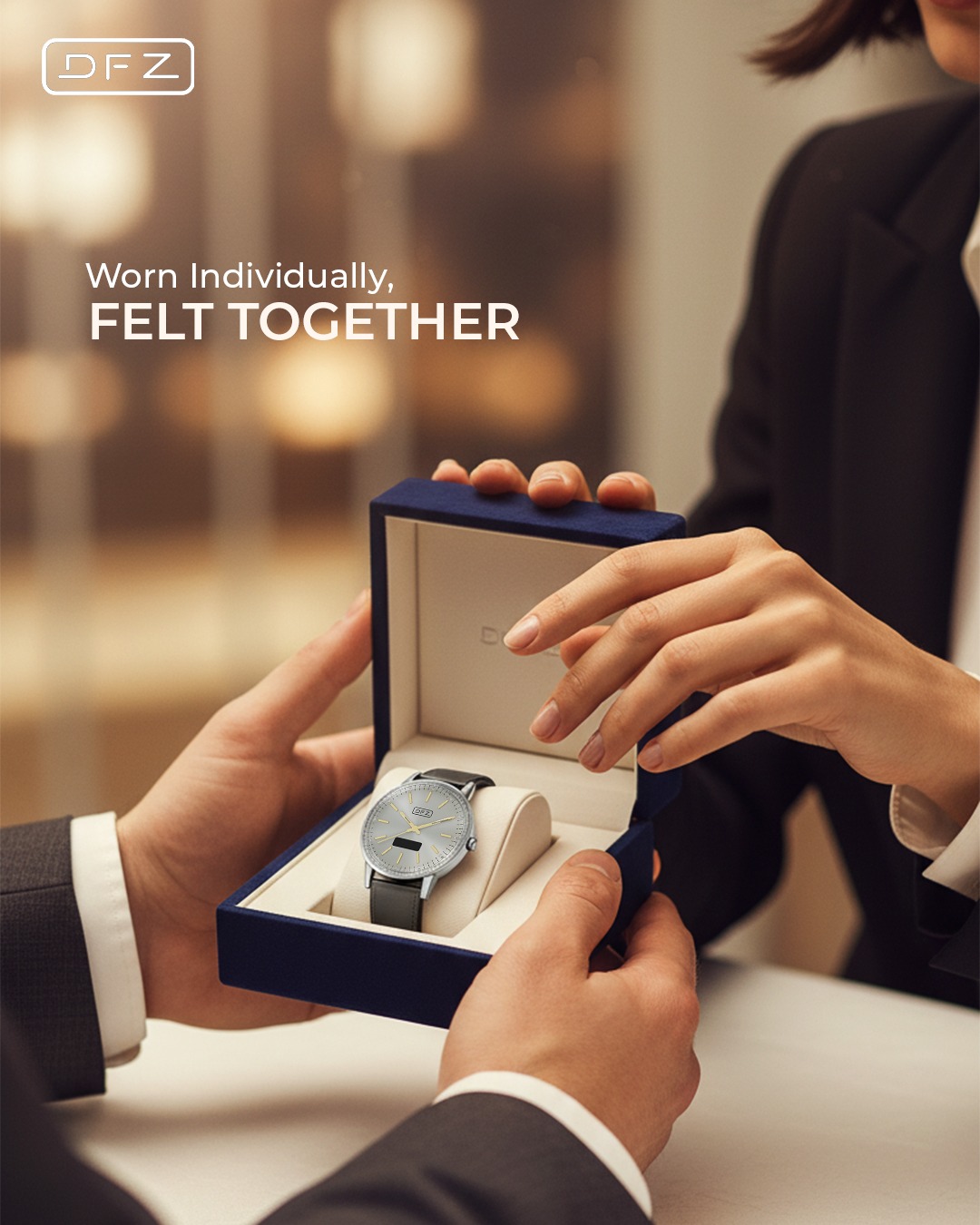 A gift that doesn’t fade with time.
A feeling that doesn’t leave with the moment.
Every detail, carefully crafted.
Every second, carrying meaning.
Because true luxury
is not just seen — it’s experienced.
DFZ — timeless, in every sense.
#luxurygifts #lifestyle #watchluxury #DFZ #CoupleGift
luxury watch, premium gifting, timeless design, elegant accessory, emotional luxury, refined aesthetics, modern classic, subtle luxury, statement piece, sophisticated style